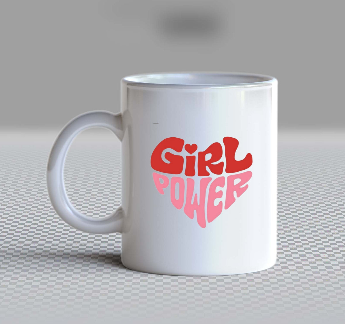 GIRL OWER P Mug White 169