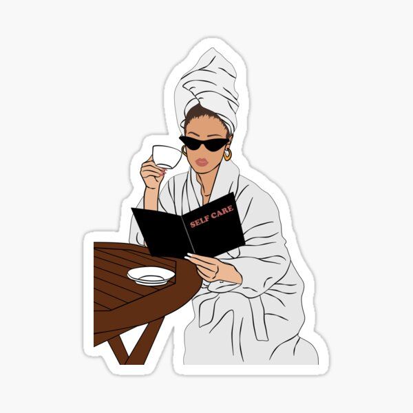 Sticker coffee Self Care 94