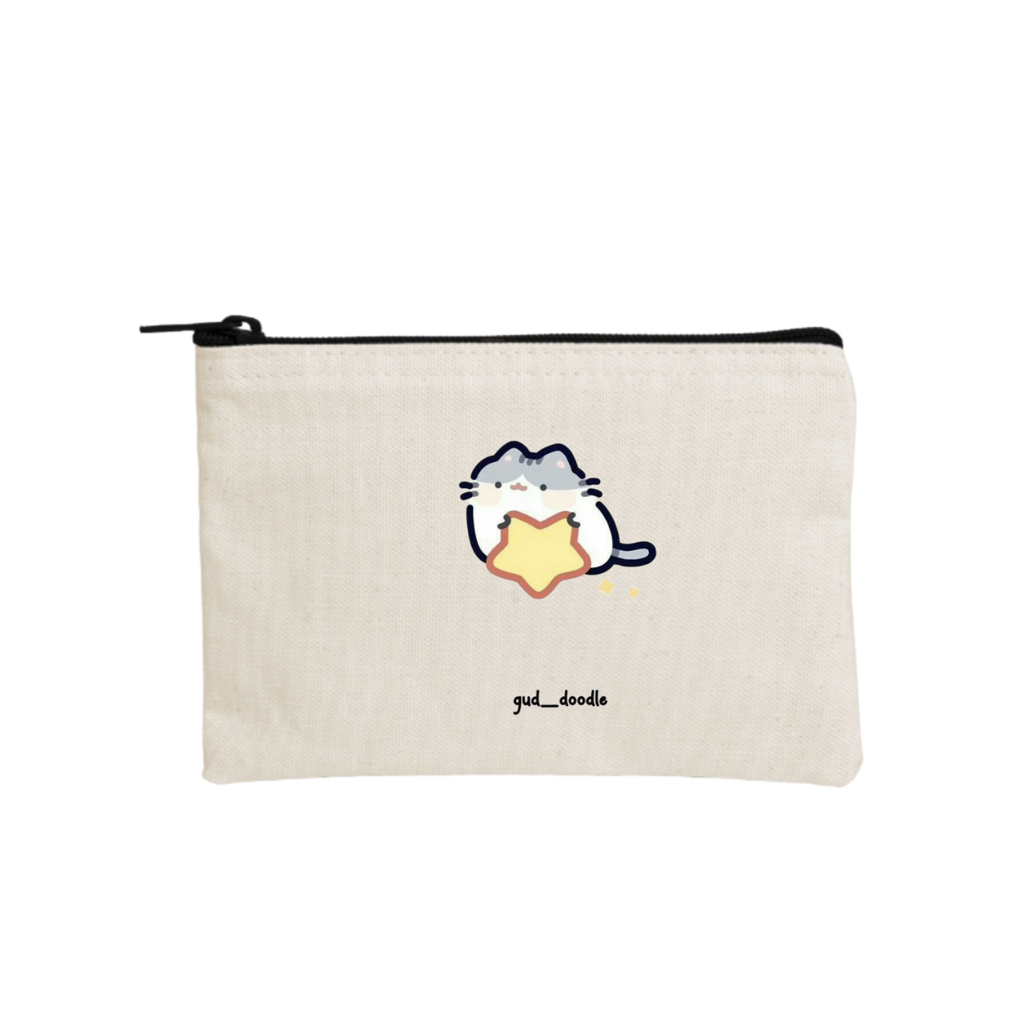 cat wallet pencil case Beige 94