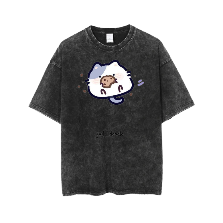 cat One Size t- shirt Washed 95