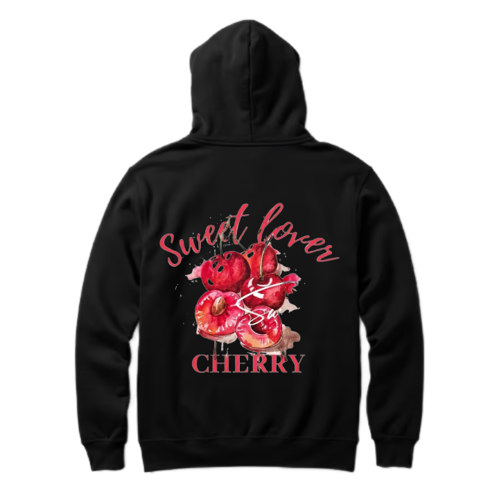 Sweet Lover One Size hoodie Black Back 95