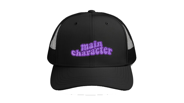 Baseball cap Black main character 141