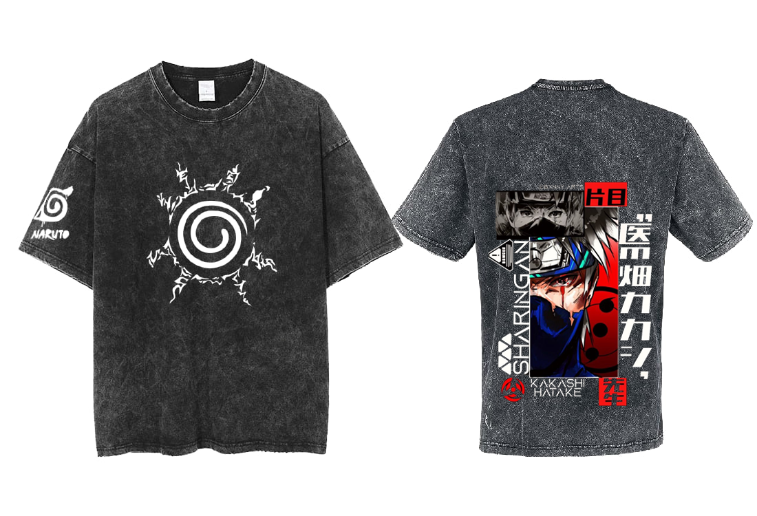 Naruto Shippuden t- shirt One Size Washed Back 95