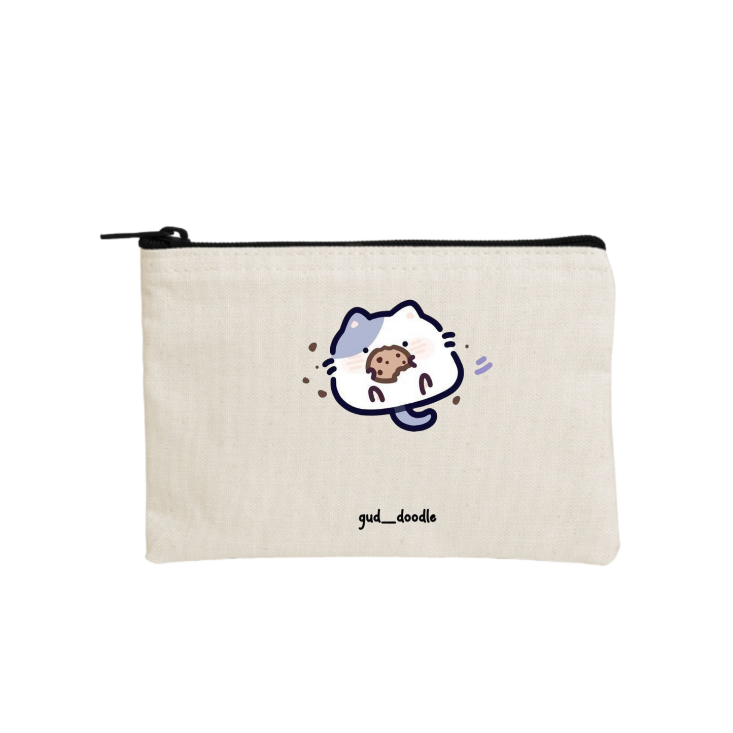 cat wallet pencil case Beige 96