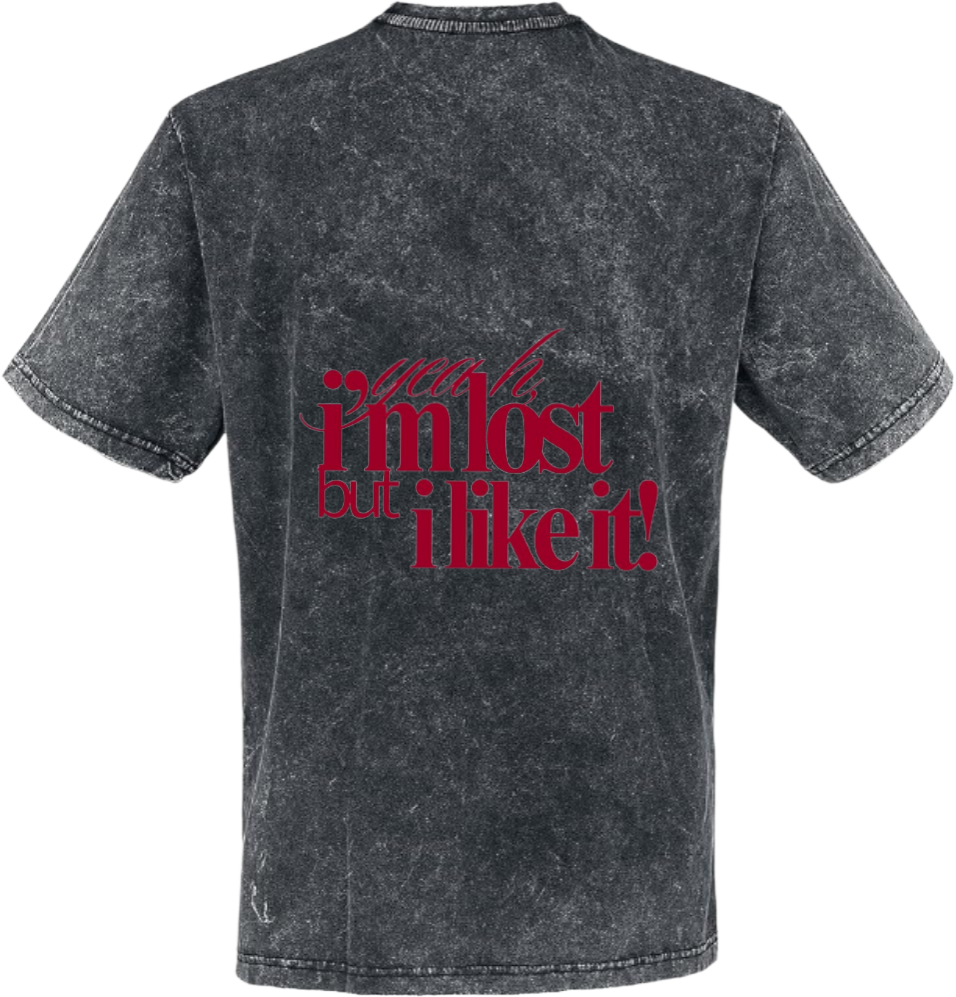 Imlost ilike it! t- shirt One Size Washed Back 97