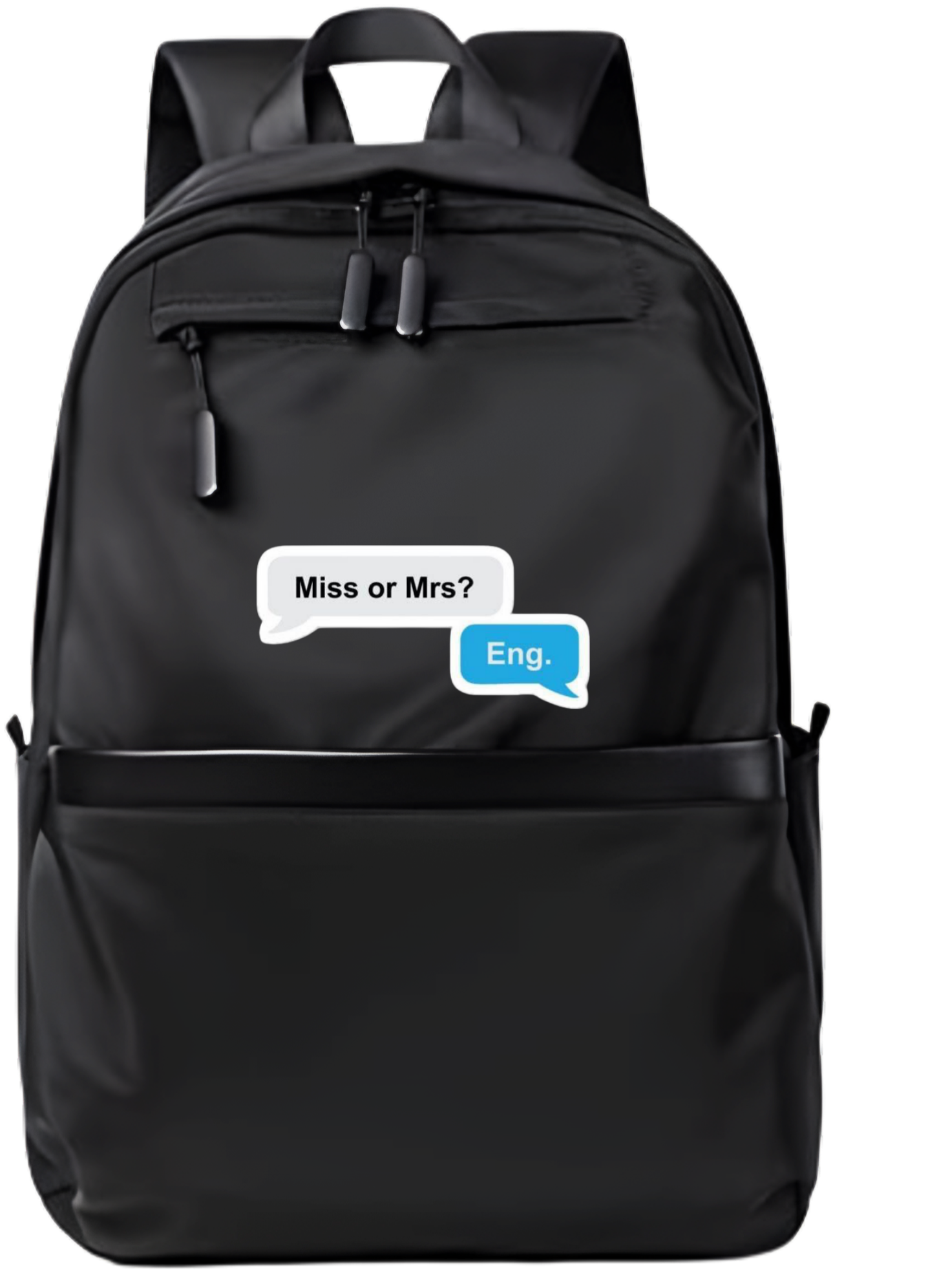 name School Back bag bag Miss or Mrs 97