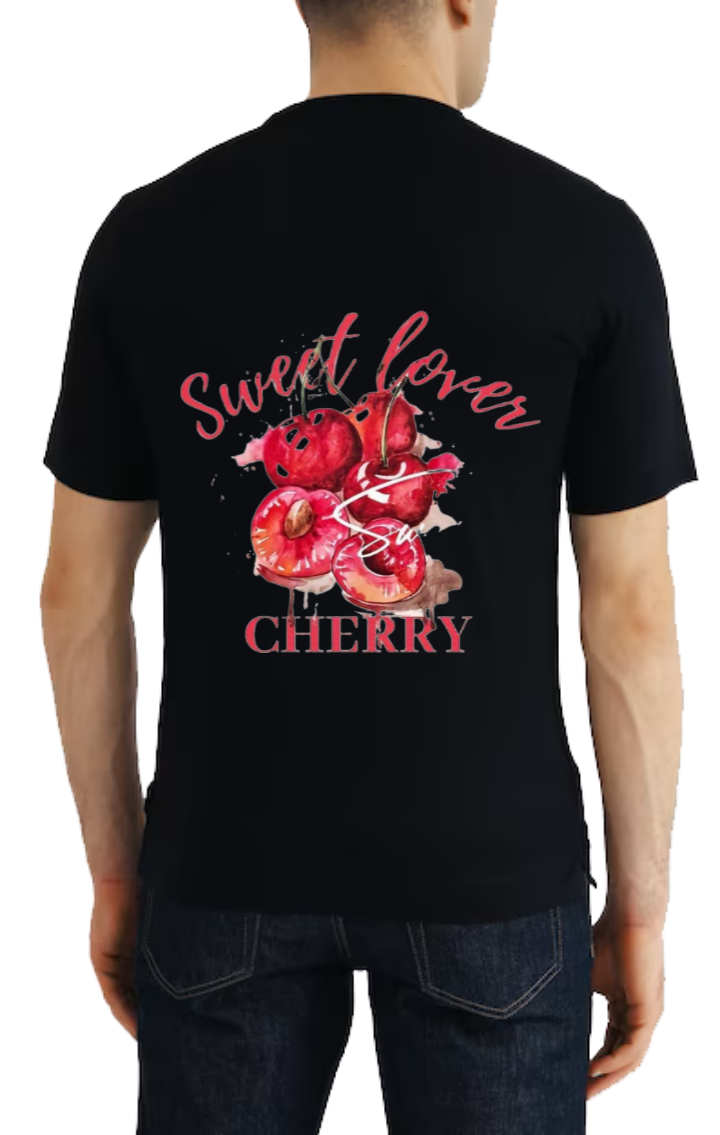 Sweet lover t- shirt One Size Black back 97