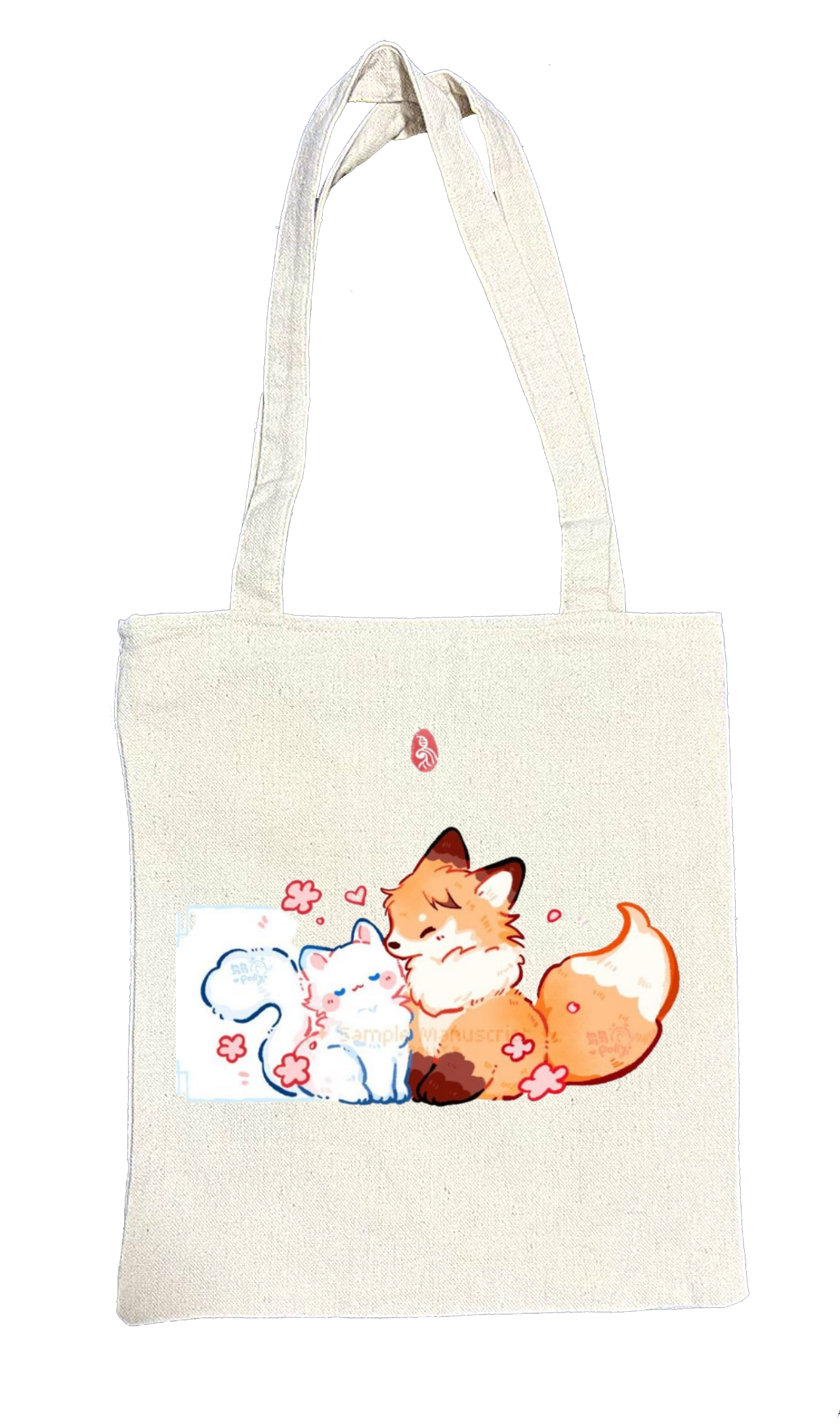 cat tote bag White 97