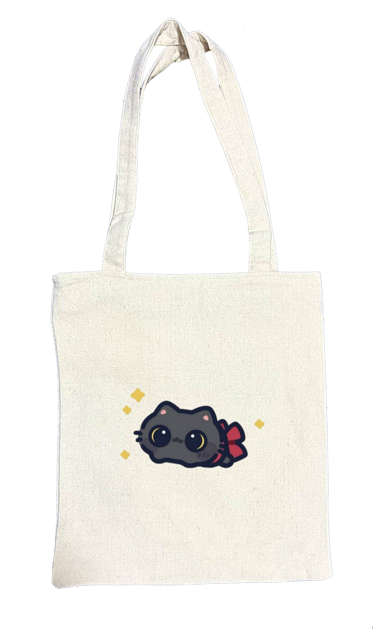 cat tote bag White 98