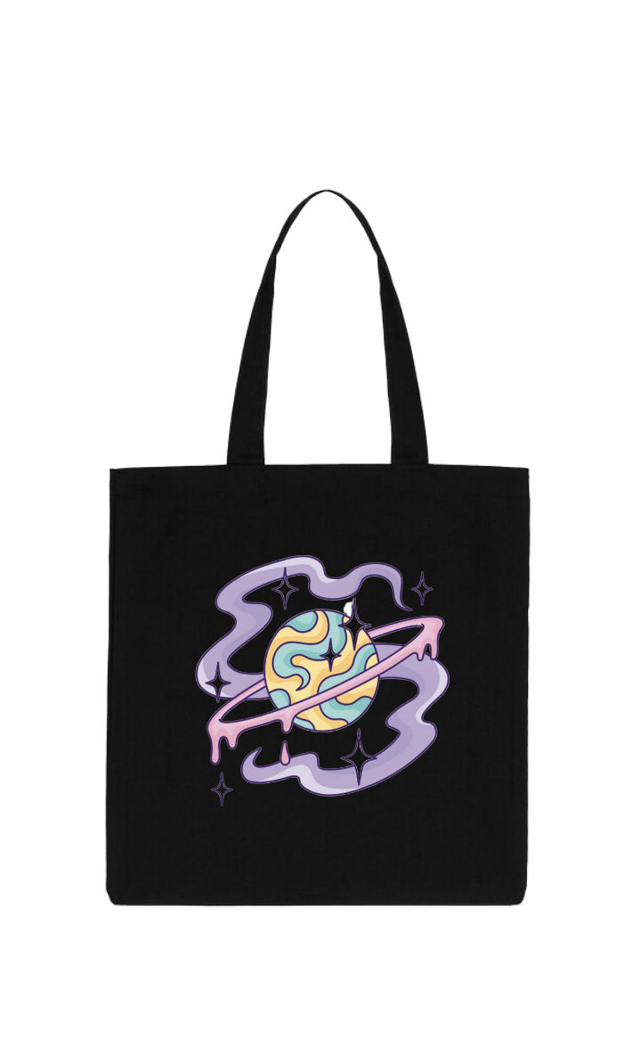 vaporwave tote bag Black 99