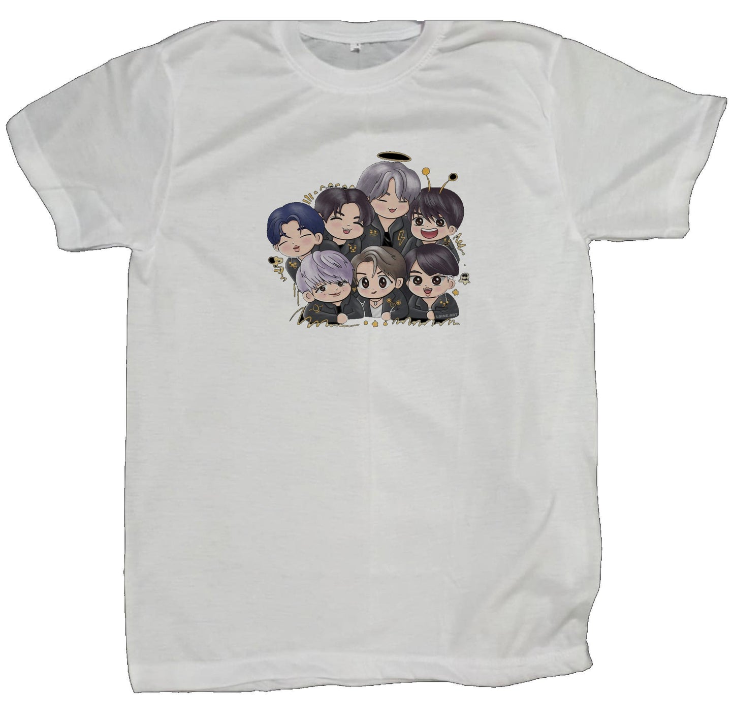 BTS t- shirt fat White 9