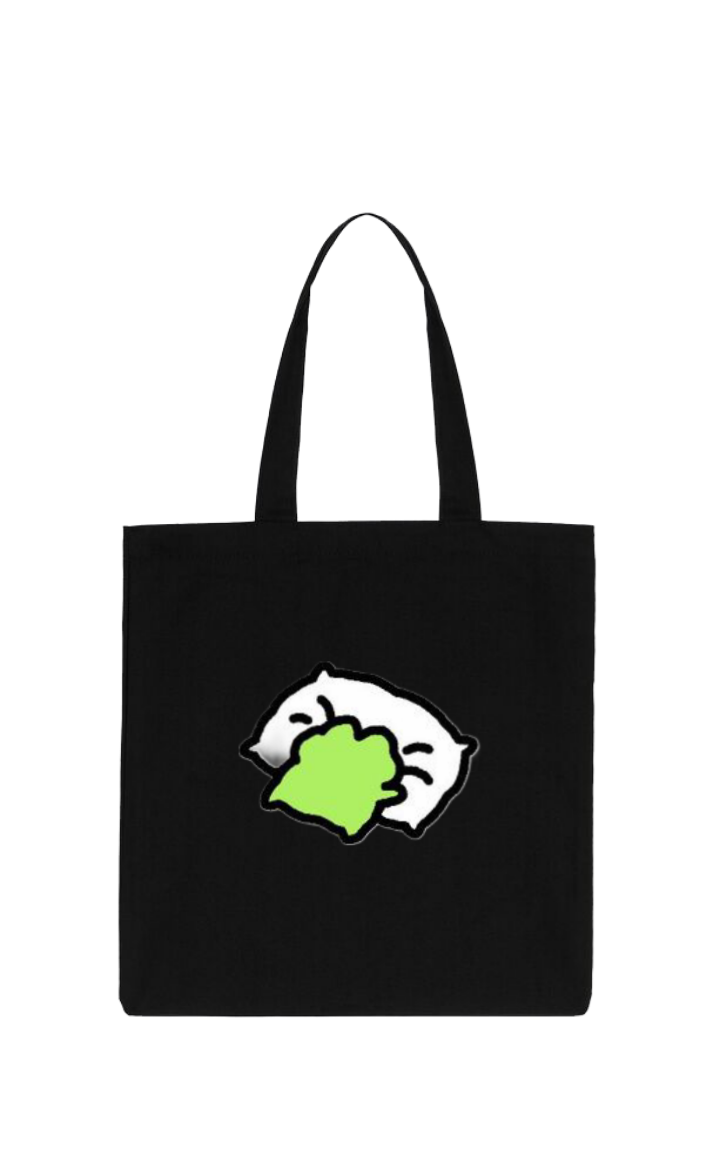 Frog tote bag Black 9
