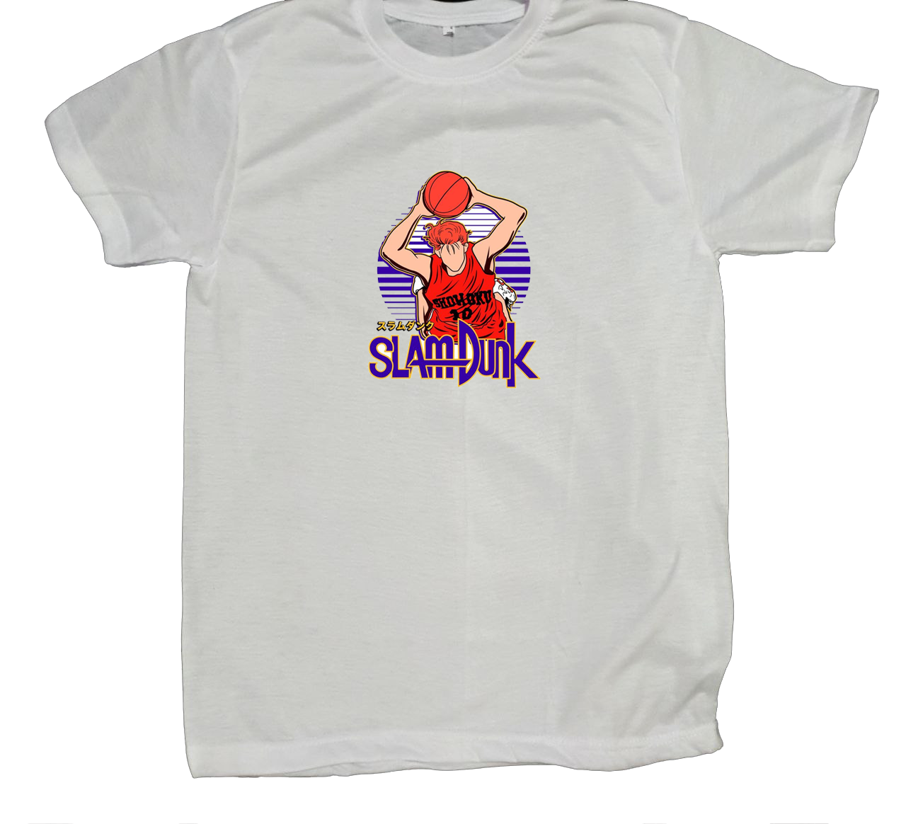 Slam Dunk t- shirt fat White 9