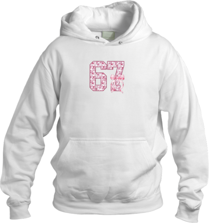 designs 67 Oversize Hoodie White 9