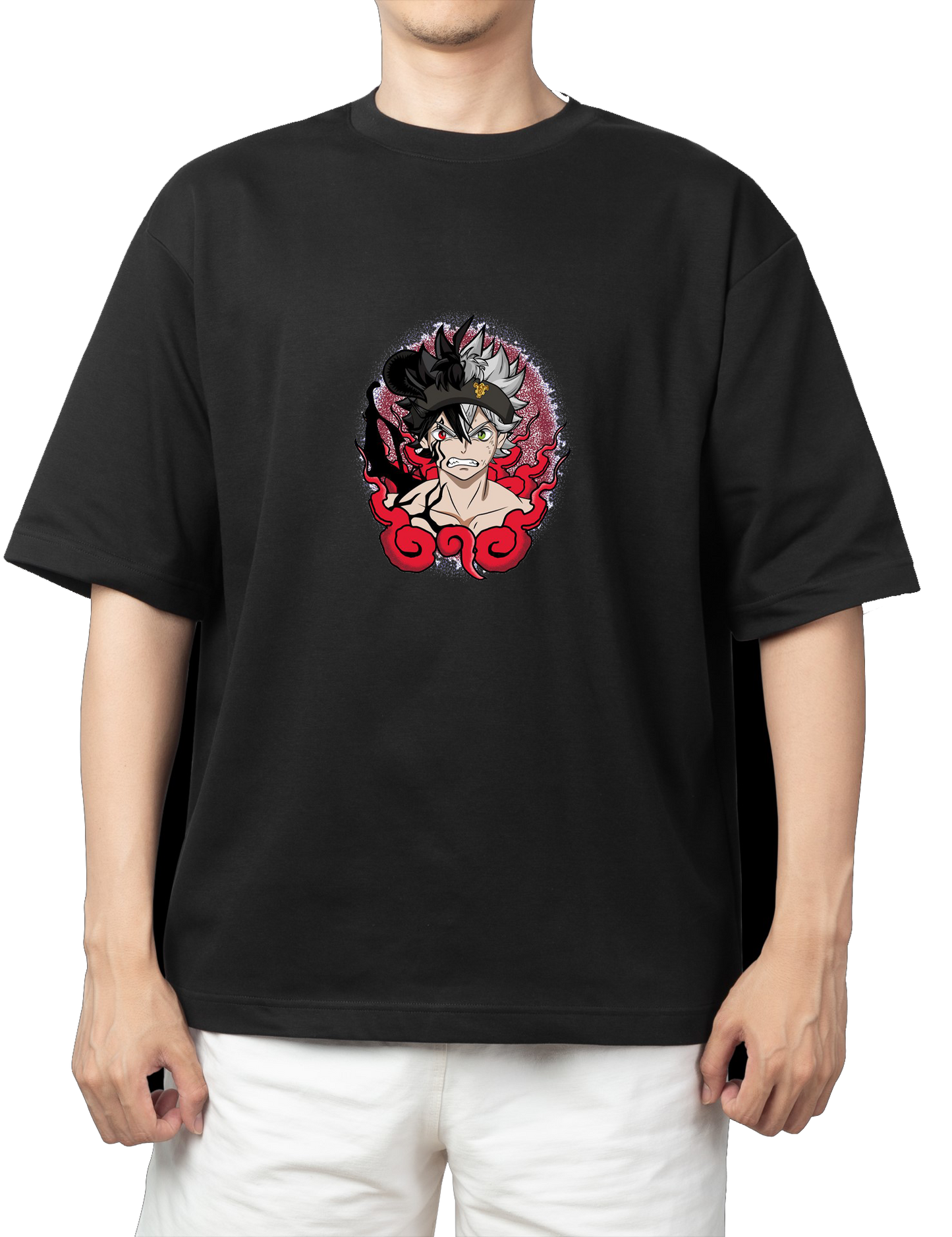 Black clover t- shirt One Size Black 9