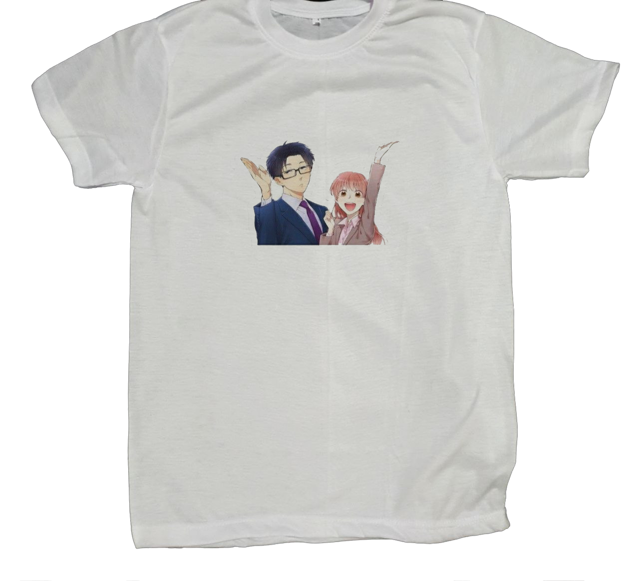Horimiya t- shirt fat White 9