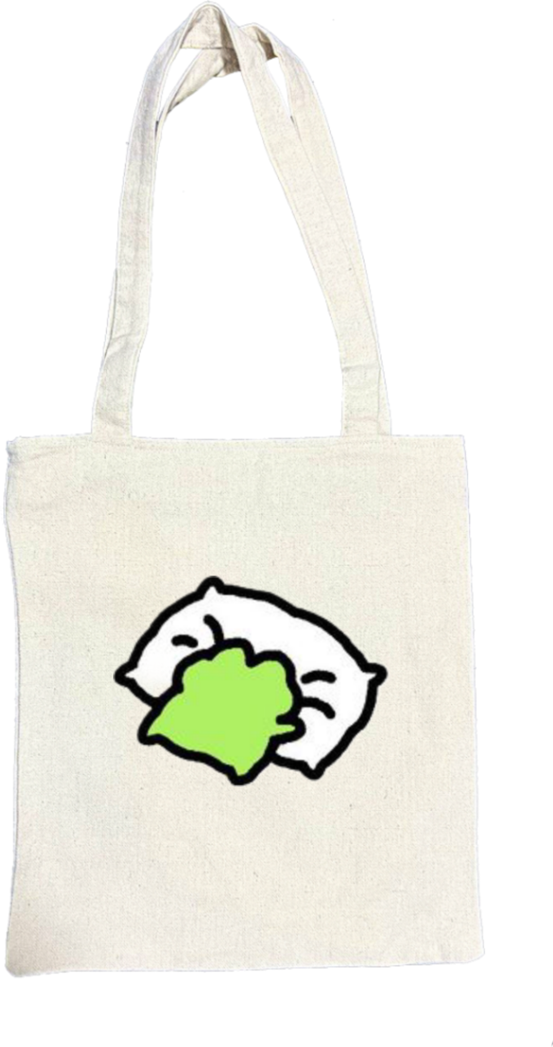 Frog tote bag beige 9