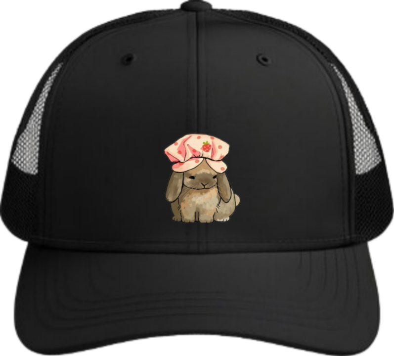 bunny Baseball cap Black 9