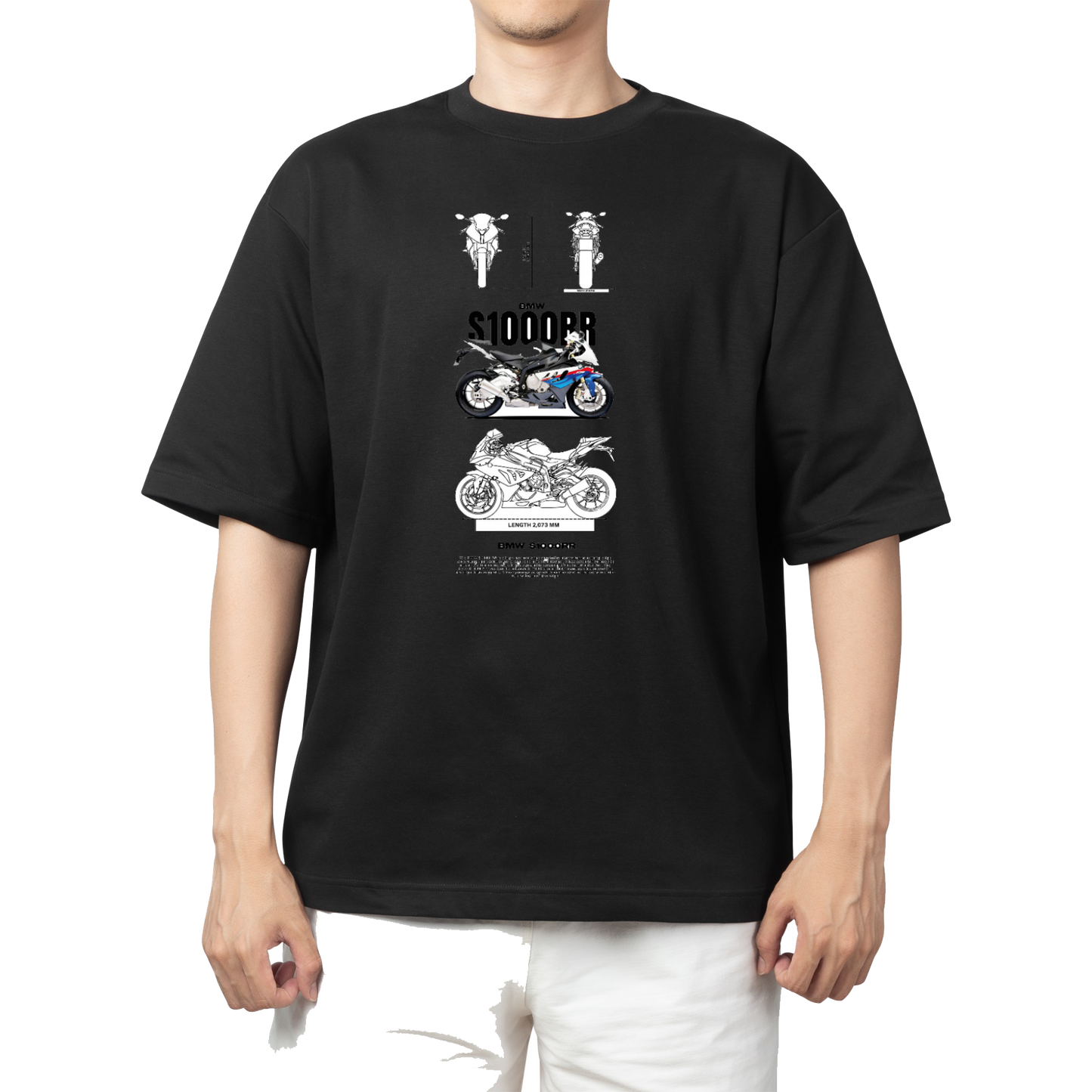 MOTOR CYCLE t- shirt One Size Black 9