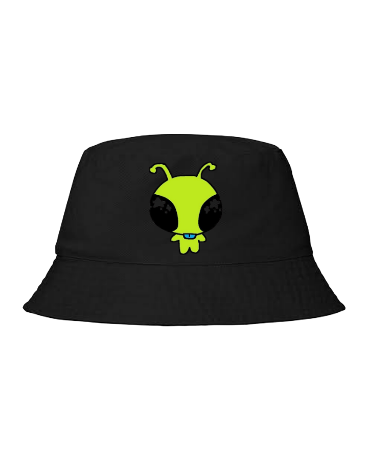 aliens Bucket hat Fishman hat cap Black 9