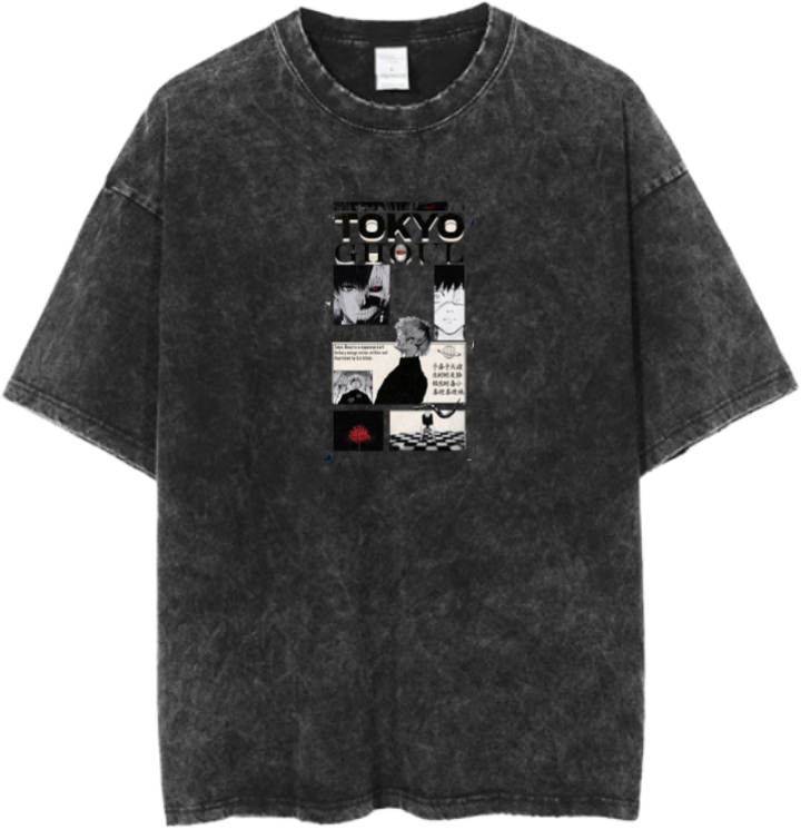 Tokyo ghoul t- shirt One Size Washed 9