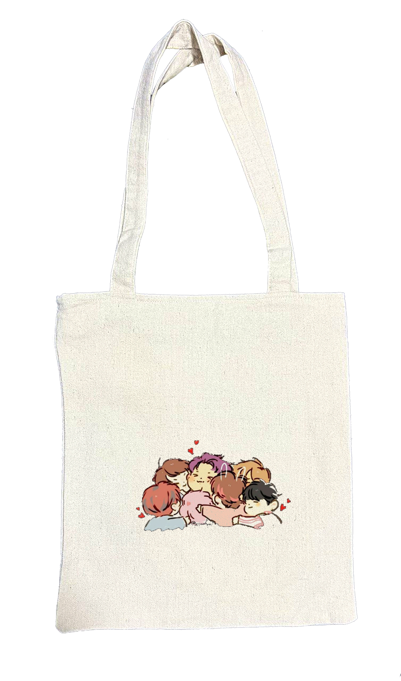 BTS tote bag beige 9