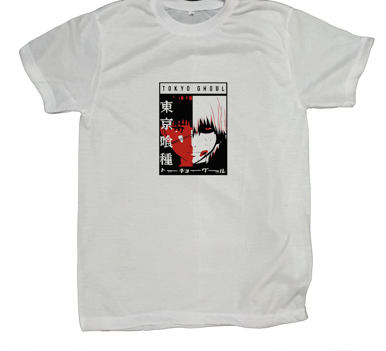 Tokyo ghoul t- shirt fat White 9