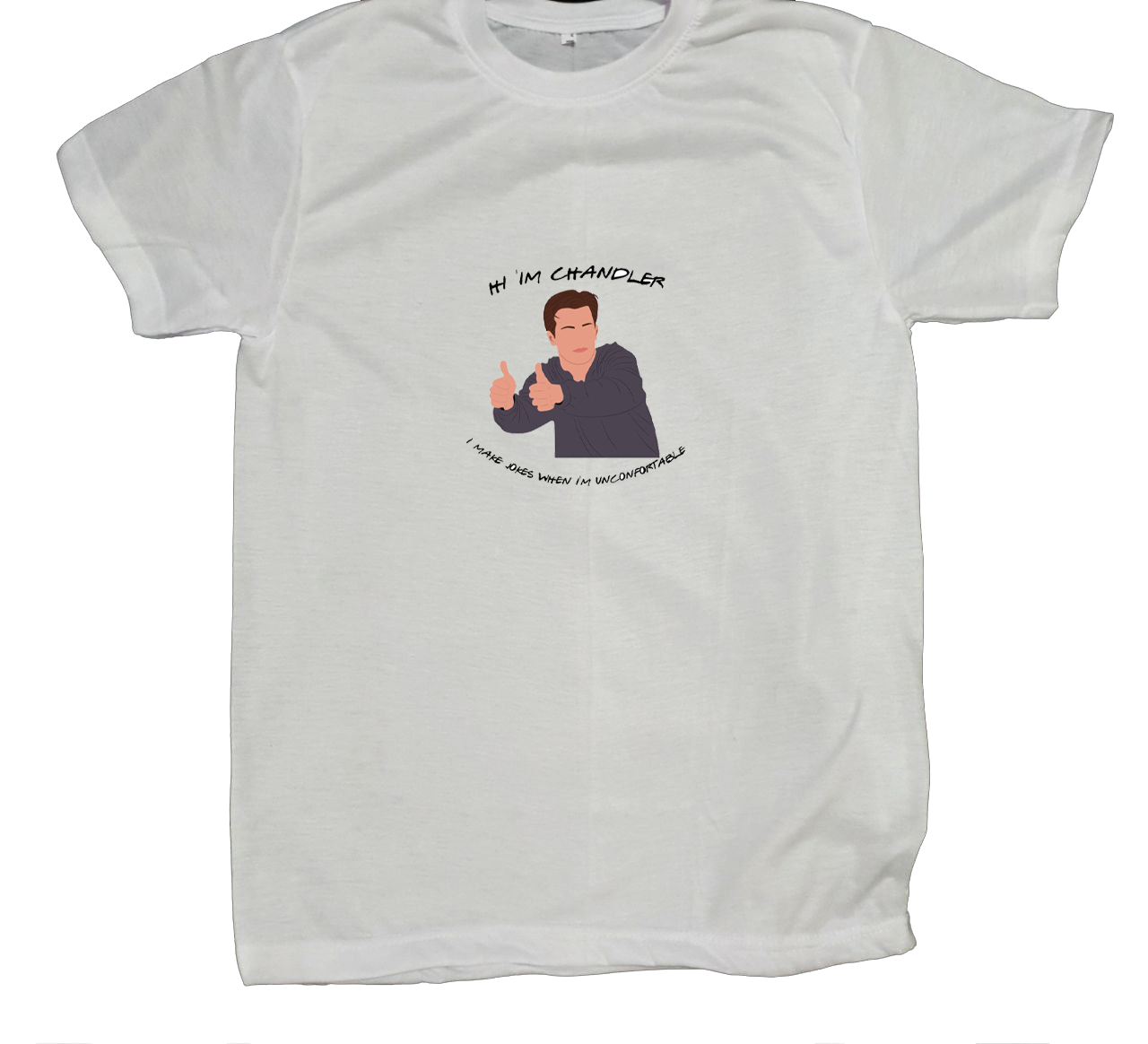 Friends t- shirt fat White 9