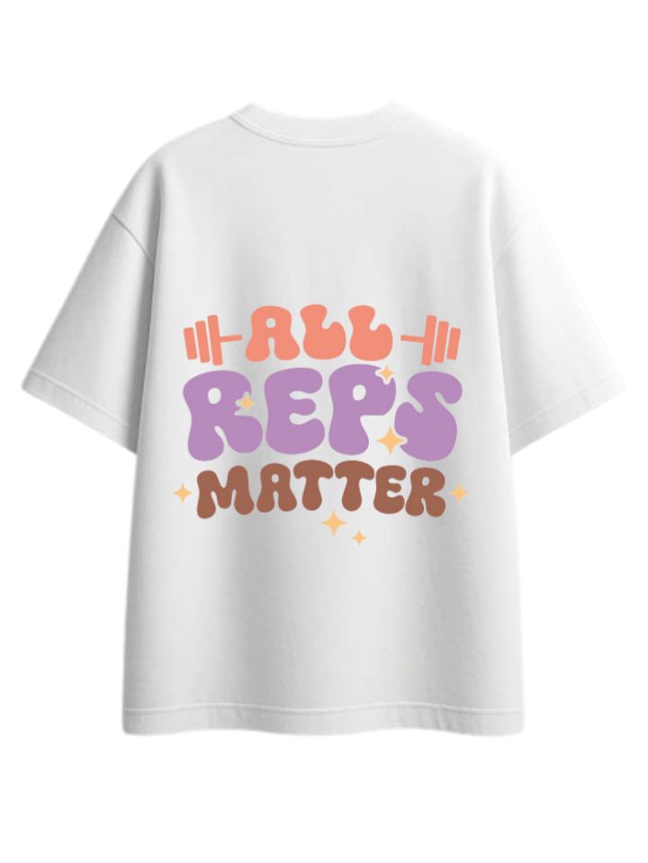 workout gym pilates One Size t- shirt White Back 9