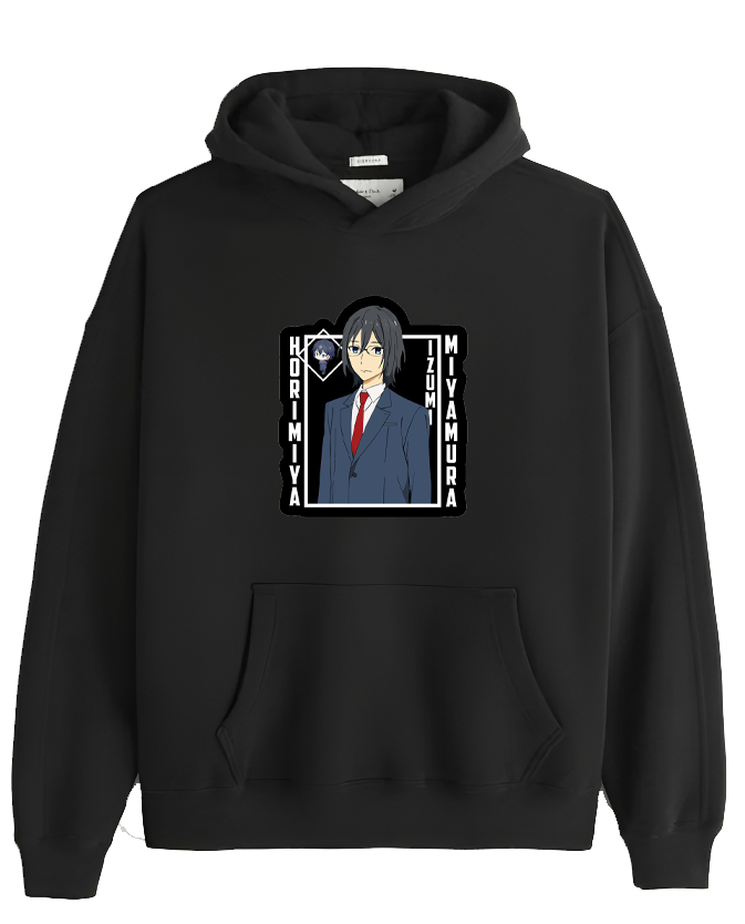 Horimiya One Size hoodie Black 9