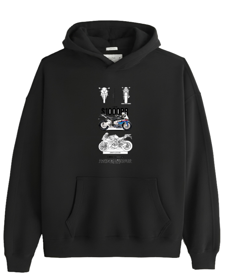 MOTOR CYCLE One Size hoodie Black 9