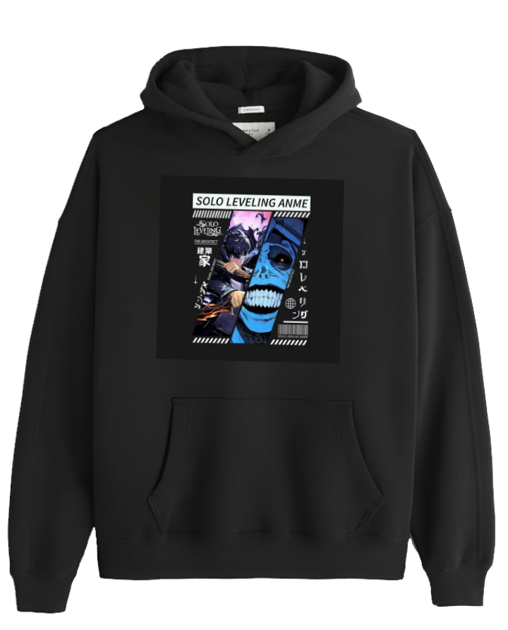Solo Leveling One Size hoodie Black 9