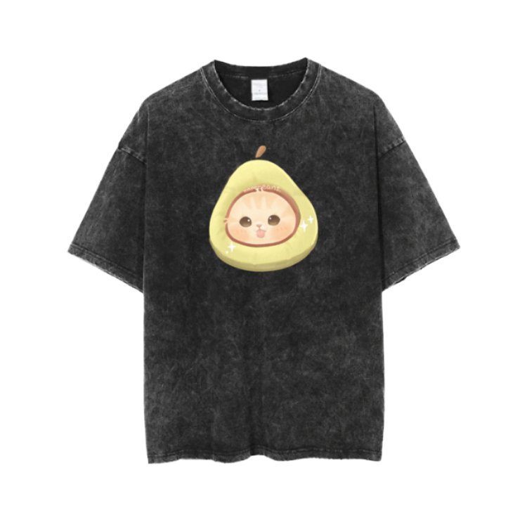 cat One Size t- shirt Washed 9