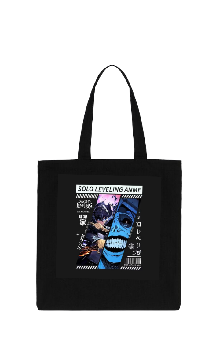 Solo Leveling tote bag Black 9
