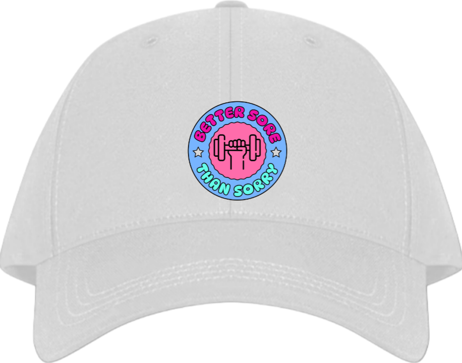 workout gym pilates Baseball cap White 9