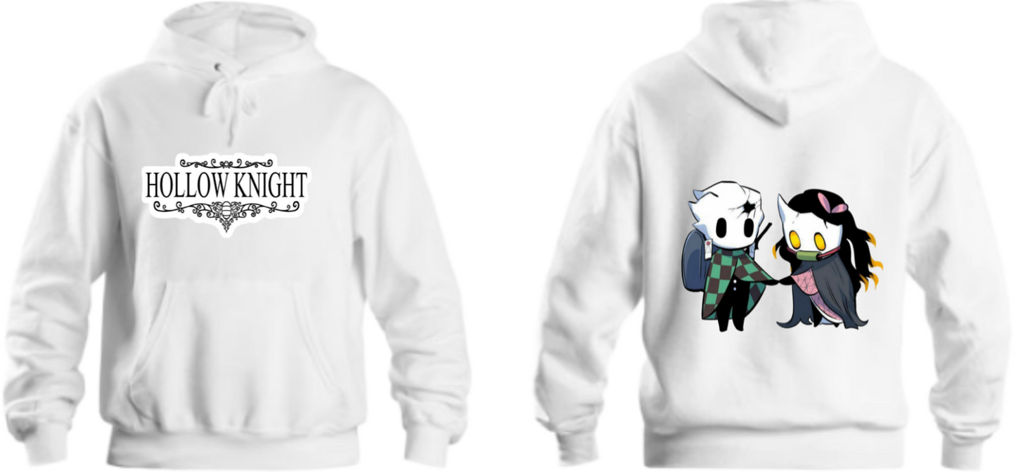 Hollow Knight One Size hoodie White Back 9