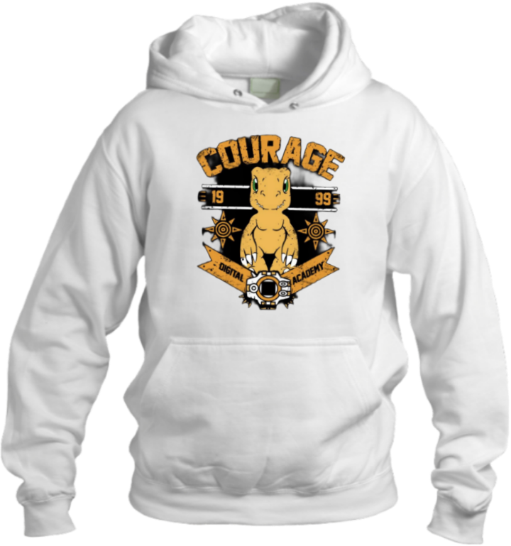 Digimon Adventure Over Size hoodie White 9