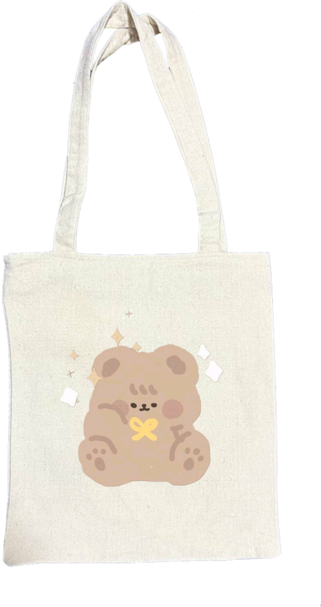 bear tote bag Beige 9