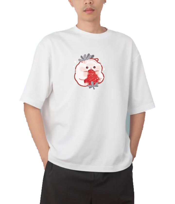 hamster One Size t- shirt White 1