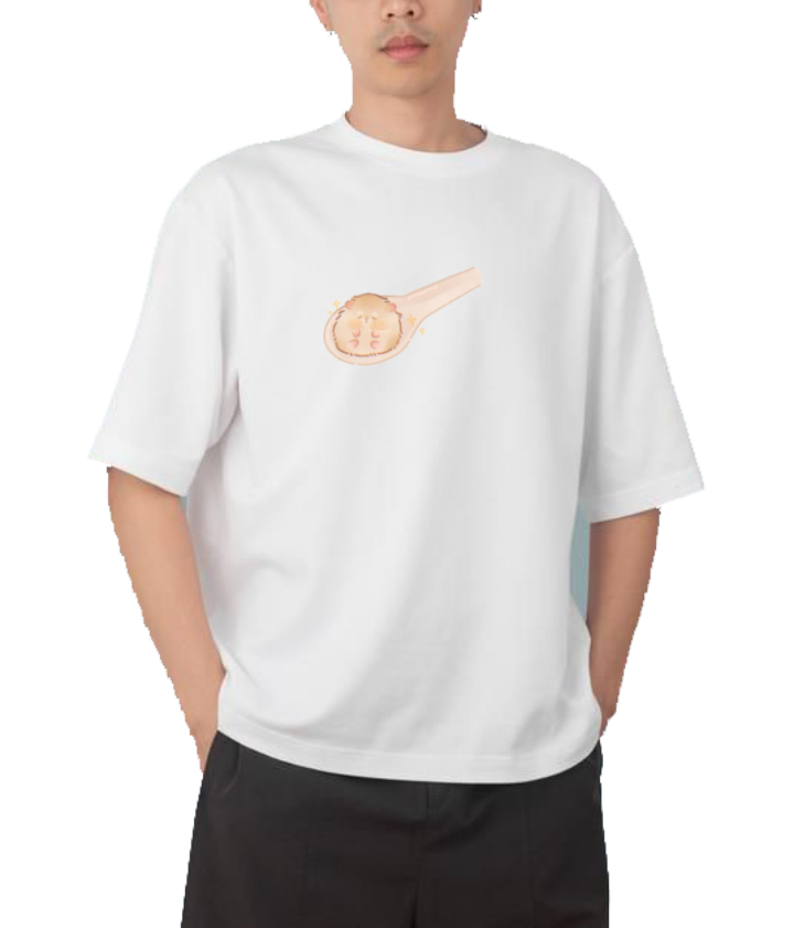 hamster One Size t- shirt White 2