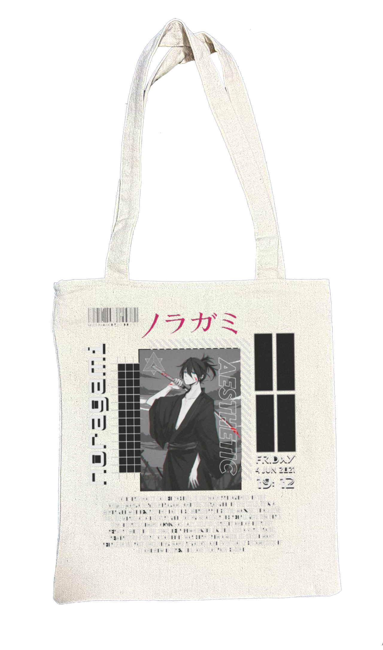 Noragami tote bag beige 1