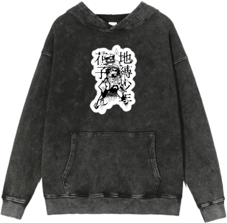 Hanako-kun One Size hoodie Washed 2
