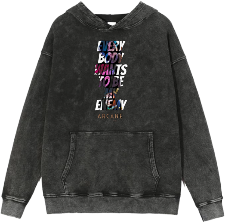 Jinx One Size hoodie Washed 1
