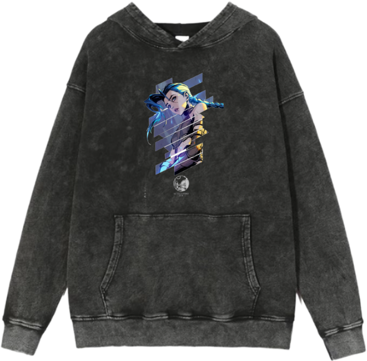 Jinx One Size hoodie Washed 3