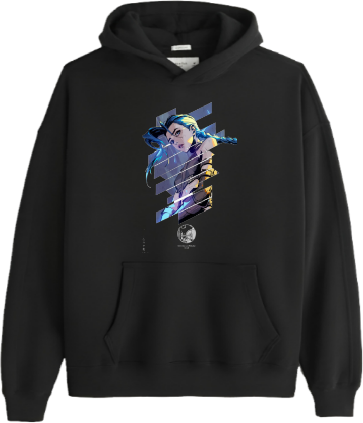 Jinx One Size hoodie Black 3