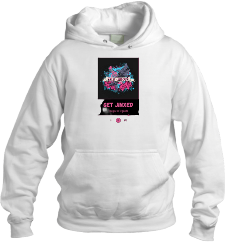 Jinx One Size hoodie White 2