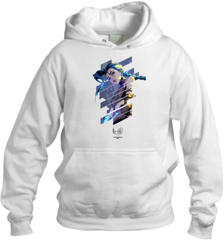 Jinx One Size hoodie White 3