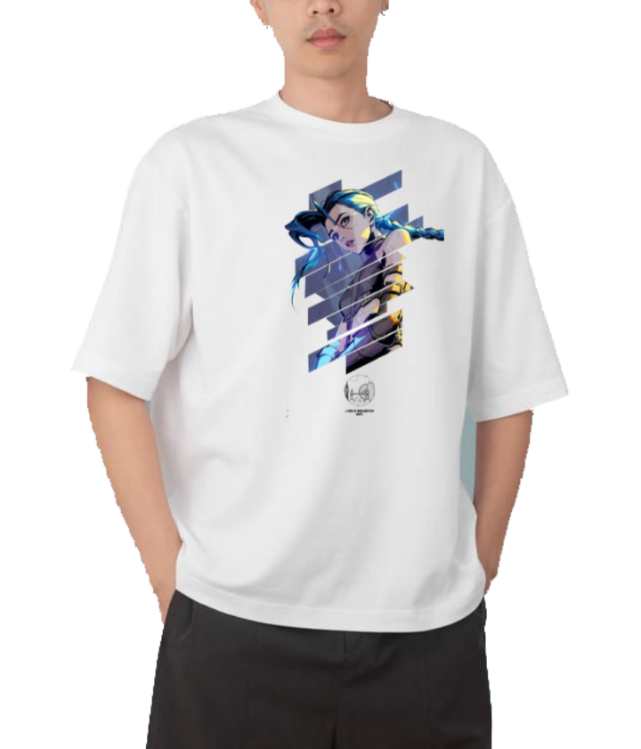Jinx t- shirt One Size White 3