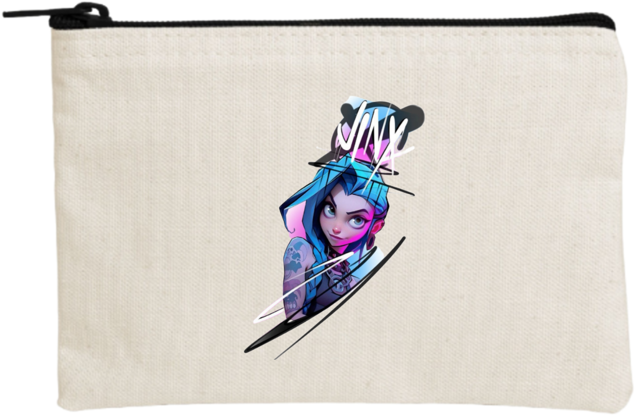 Jinx wallet pencil case Beige 5