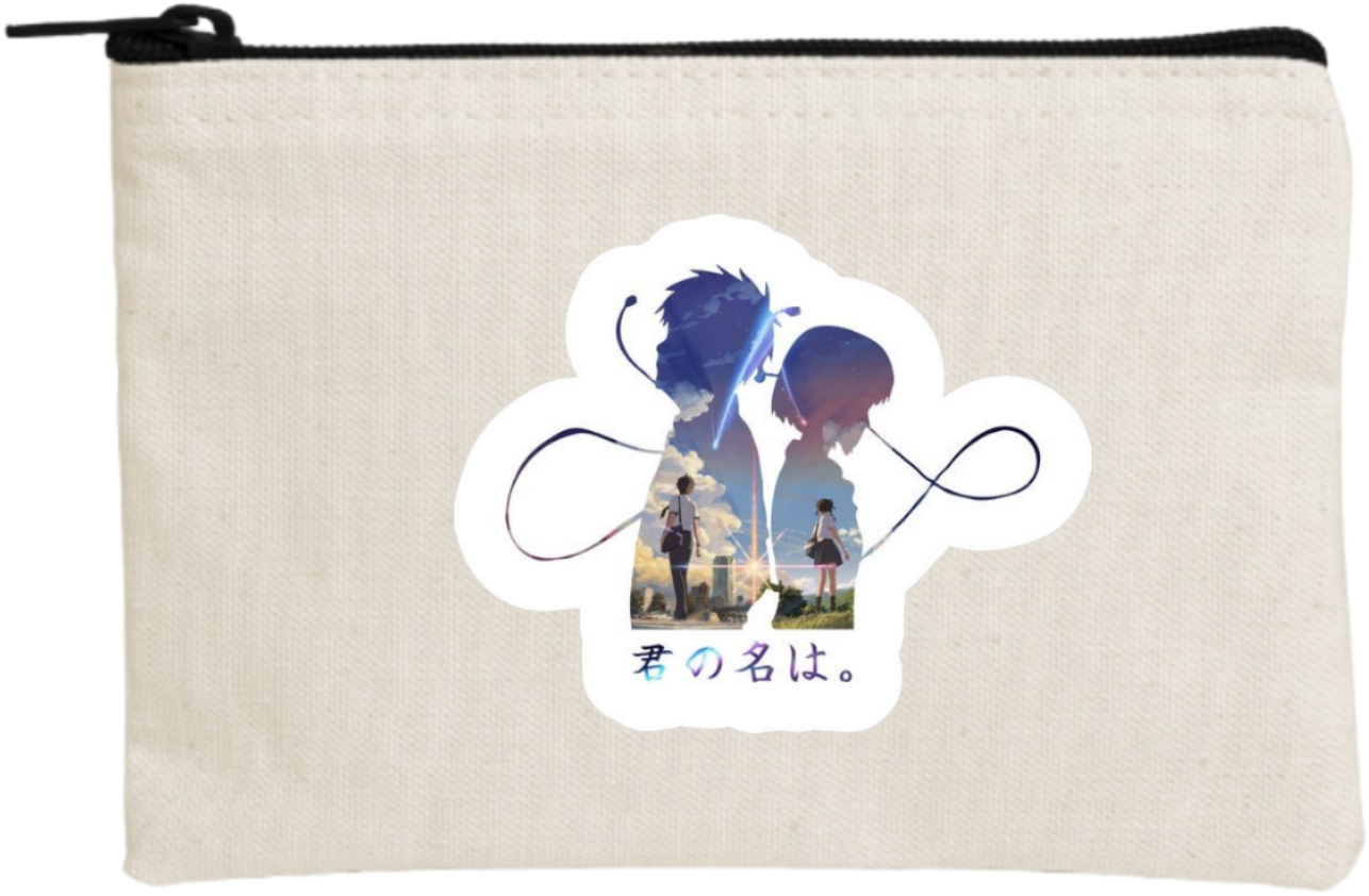 Kimi no Na wa wallet pencil case Beige 1